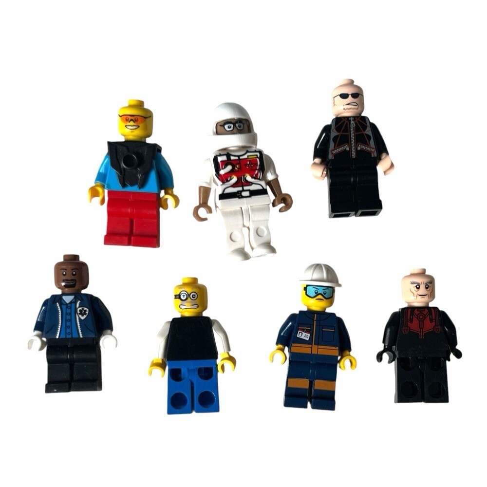 Lego Minifigure Lot of 7 Random Figures Authentic
